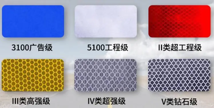 反光膜的級(jí)別有哪些? 反光膜的級(jí)別有哪些?